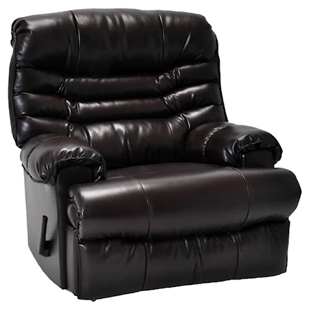 Comfortable Rocker Recliner with Multi-Channeled Seat Back